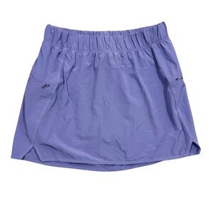 Calia by Carrie Underwood Periwinkle Athletic Skort Skirt Zip Pockets Tennis M